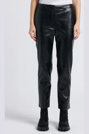 Twin-Set Pantalon droit effet croco