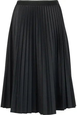 Mat Fashion Jupe midi plissée et satinée