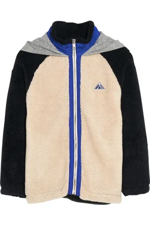 Bellerose Veste col montant en sherpa à capuche