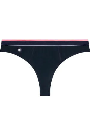 LE SLIP FRANCAIS Tanga brodée en coton