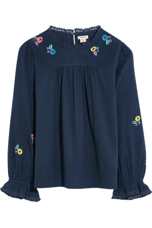 Bellerose Blouse col rond en coton et laine