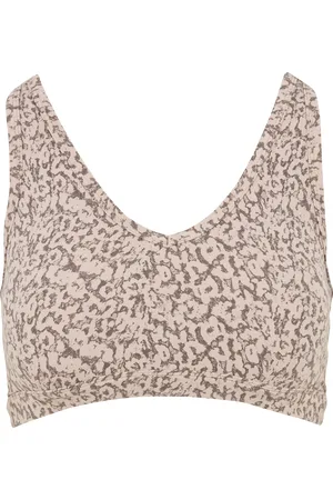 Varley Brassière en fibres recyclées imprimée