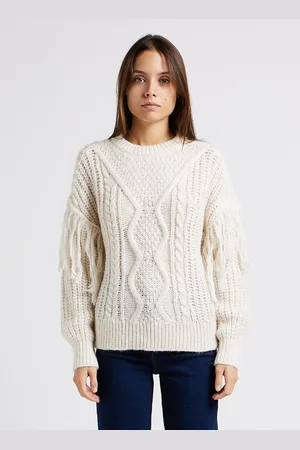 VILA Pull col rond en maille