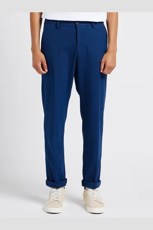 Les Deux Pantalon droit motif chevron