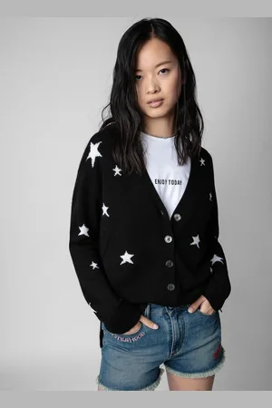 Zadig & Voltaire Gilet à motif en cachemire