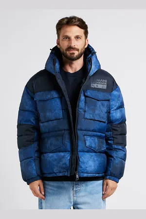 Armani Exchange Doudoune col montant à capuche