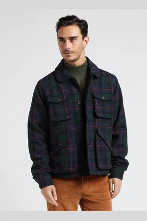 Les Deux Veste col classique imprimée à carreaux