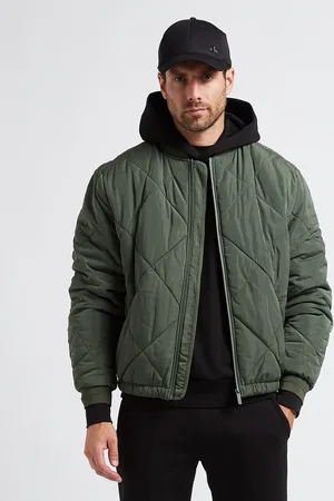Calvin Klein Veste col rond matelassée