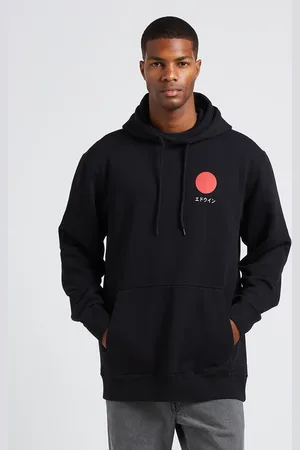 Edwin Sweat à capuche imprimé en coton