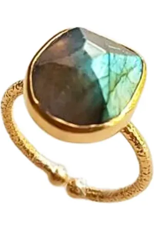 Ginandger Bague réglable labradorite