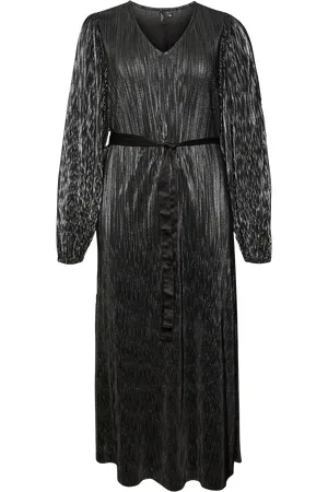 VERO MODA Robe longue droite à Col V