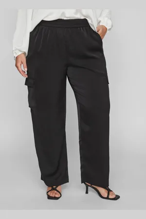 EVOKED Pantalon droit fluide cargo