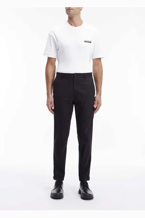 Calvin Klein Pantalon cargo droit en coton mélangé