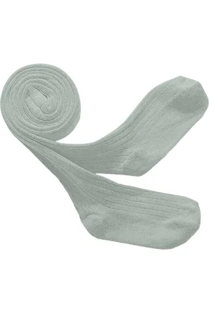 Collegien Collants côtelés en coton mélangé
