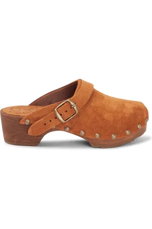 BOSABO Sabots en cuir velours