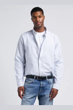 Les Deux Chemise col américain en coton mélangé