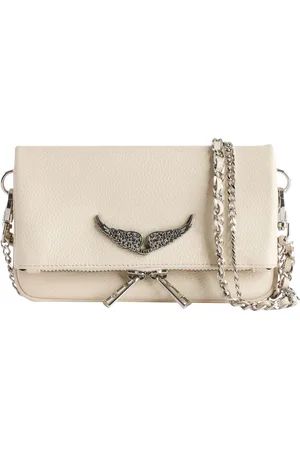 Zadig & Voltaire Sac pochette en cuir grainé