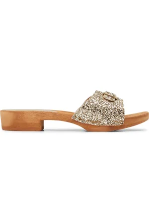 BOSABO Mules plates à paillettes