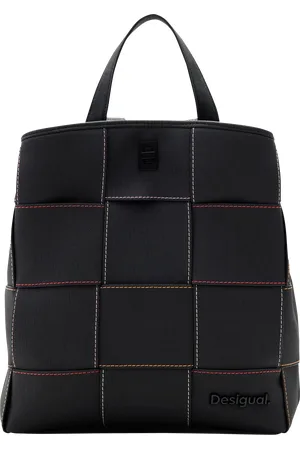 Desigual Sac à dos tressé à surpiqûres