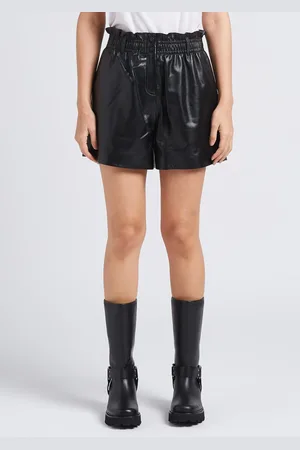 Bash Short taille haute en cuir