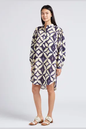 Bellerose Robe chemise courte col classique imprimé