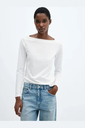 Tee shirt col online bateau h&m