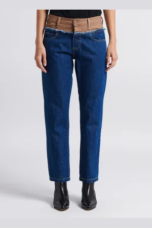 Please Jean mom-fit taille haute avec effet de superposition