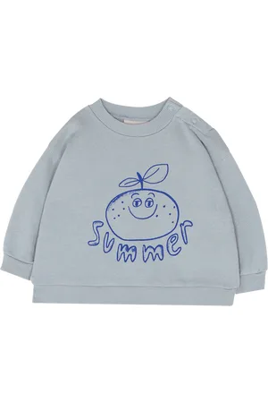 The Campamento Sweat ample col rond en coton bio imprimé