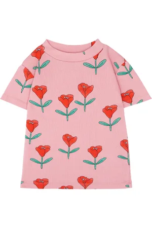 The Campamento Tee-shirt ample col rond en coton imprimé