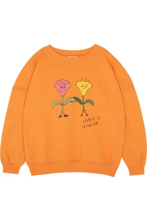 The Campamento Sweat ample col rond en coton bio imprimé