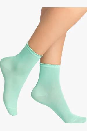 Bleuforêt Chaussettes mi-hautes en coton mélangé