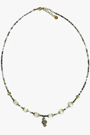 Ginandger Collier aigue marine