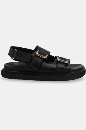 ALOHAS Sandales plates en cuir