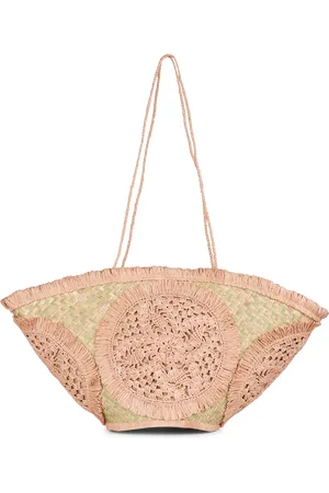 Sans Arcidet Panier shopping en dentelle de raphia