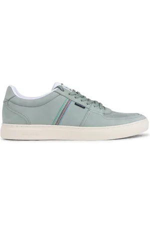 Paul Smith Baskets basses à lacets en cuir velours
