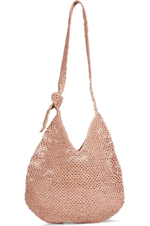 Sans Arcidet Sac épaule ajouré en raphia