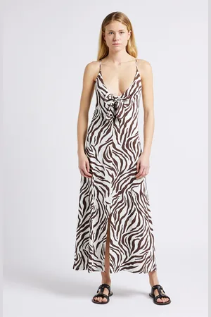 Max Mara Robe courte beachwear imprimé