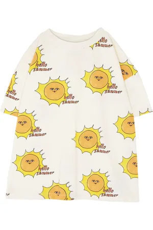 The Campamento Tee-shirt ample col rond en coton imprimé