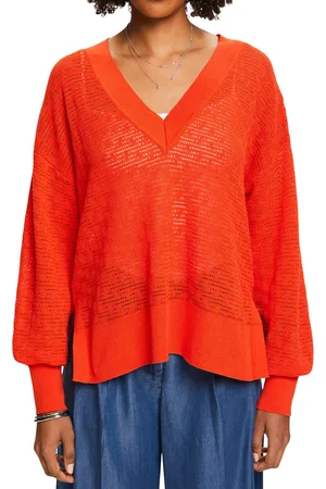 ESPRIT Pull Col V en maille