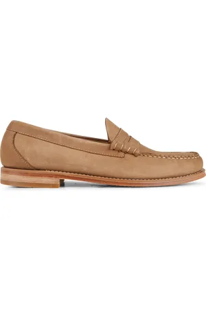 G.H. Bass Mocassins en cuir velours