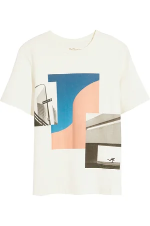 Bellerose Tee-shirt droit sérigraphié en coton bio