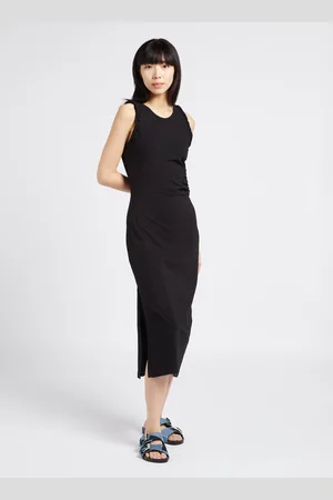 IRO Robe longue tressée en coton mélangé