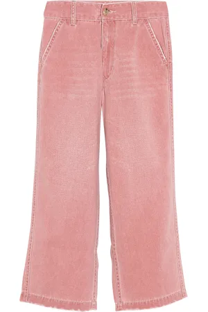 Bellerose Pantalon large taille haute en coton