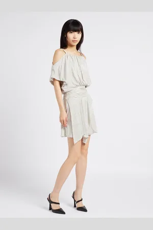 IRO Robe courte métallisée