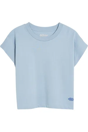 Bellerose Tee-shirt droit chiné et sérigraphié en coton bio