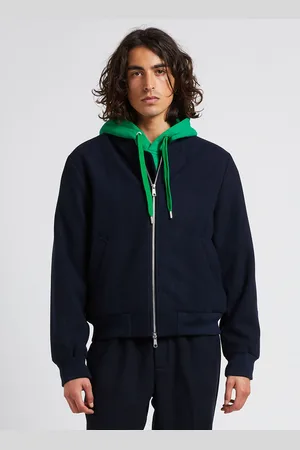 Les Deux Veste de bomber en laine mélangée