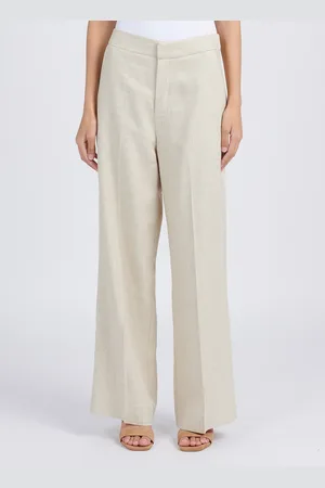 Sud Express Pantalon large taille haute