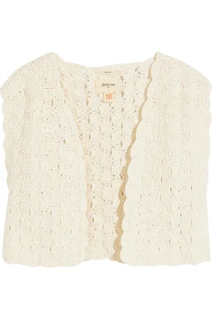 Bellerose Gilet sans manche maille ajourée
