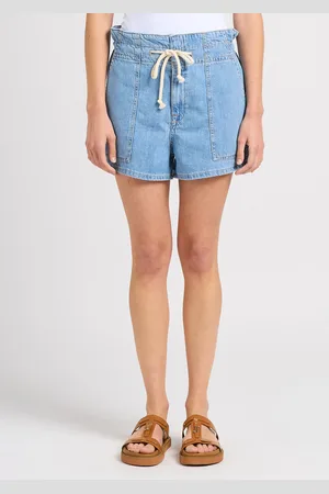 Bash Short large taille haute en coton