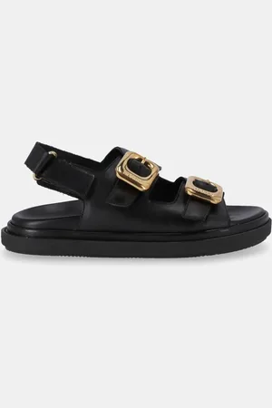ALOHAS Sandales plates en cuir